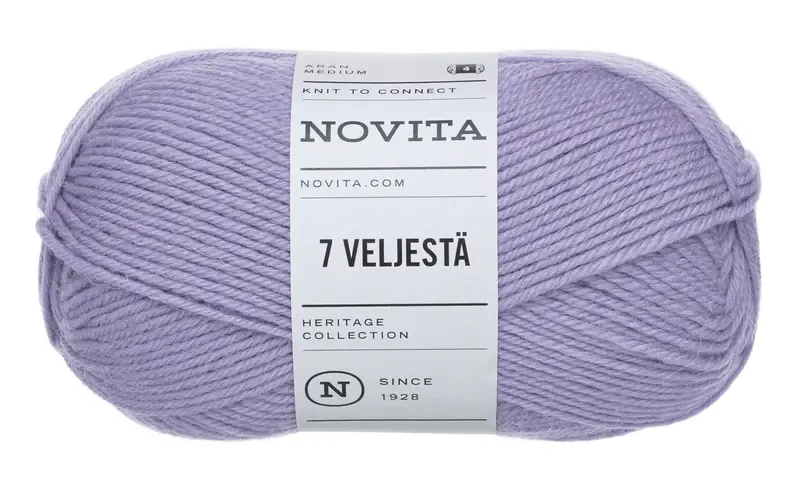Novita 7 Veljestä 100g -730 blueberry milk