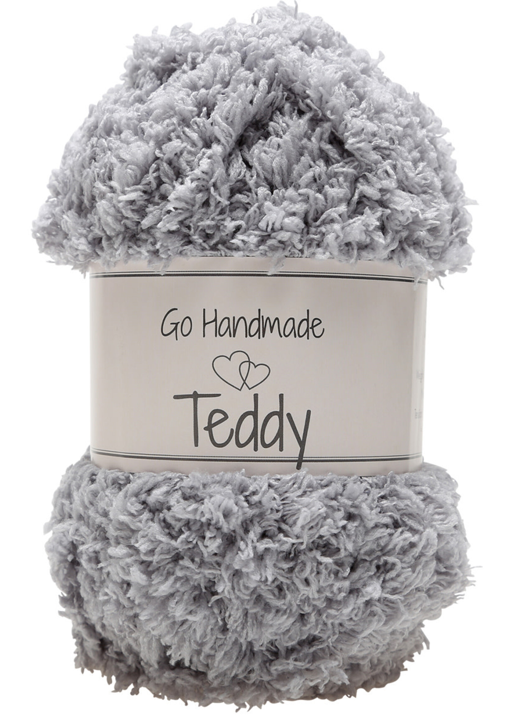 GoHandmade Teddy -Light Grey