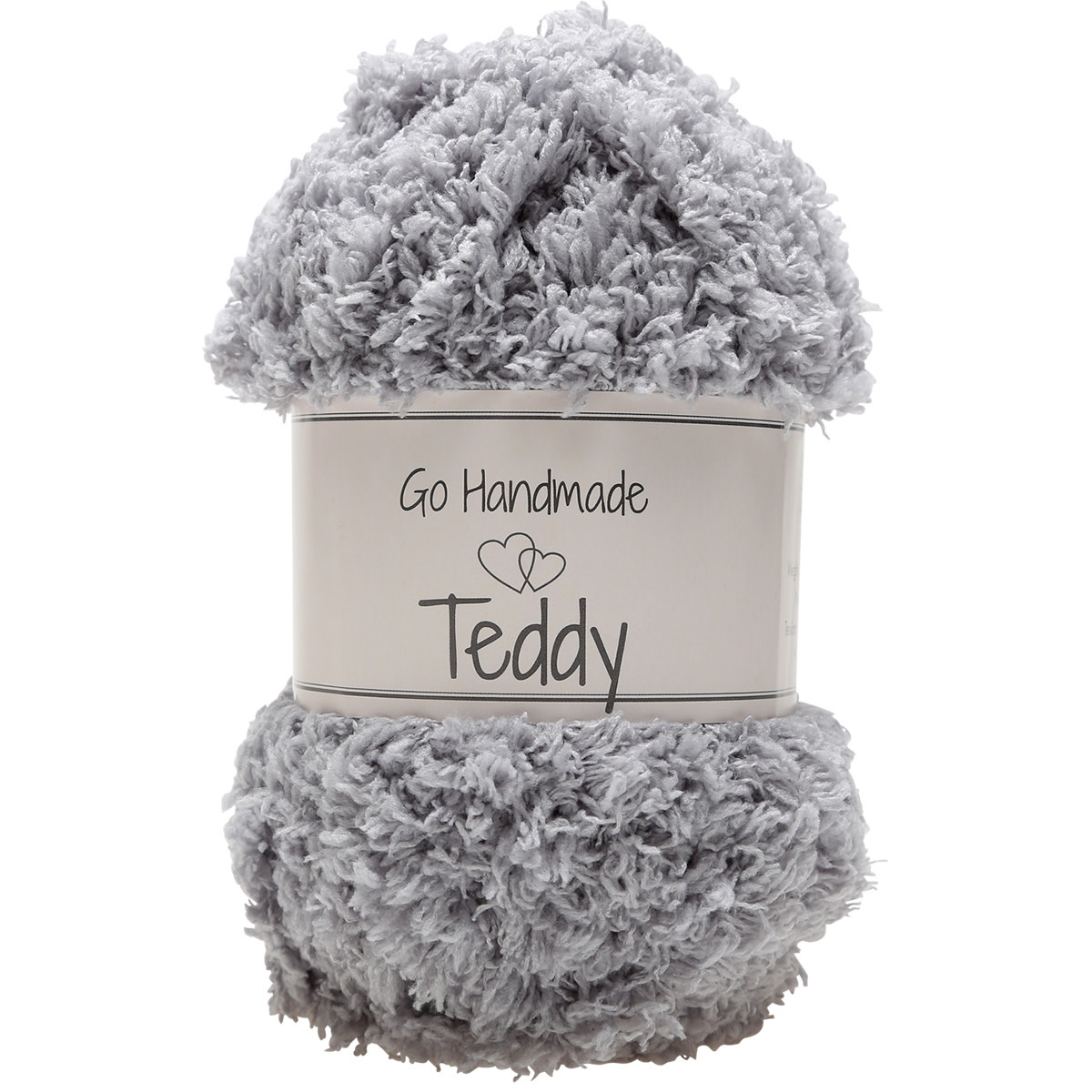 GoHandmade Teddy -Light Grey