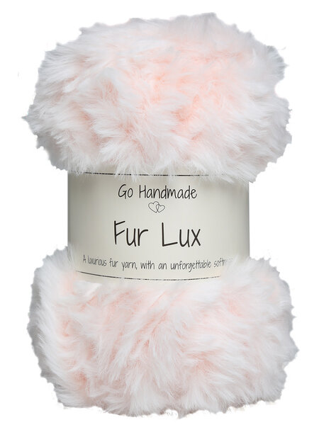 GoHandmade Fur Lux -pearl rose 17664