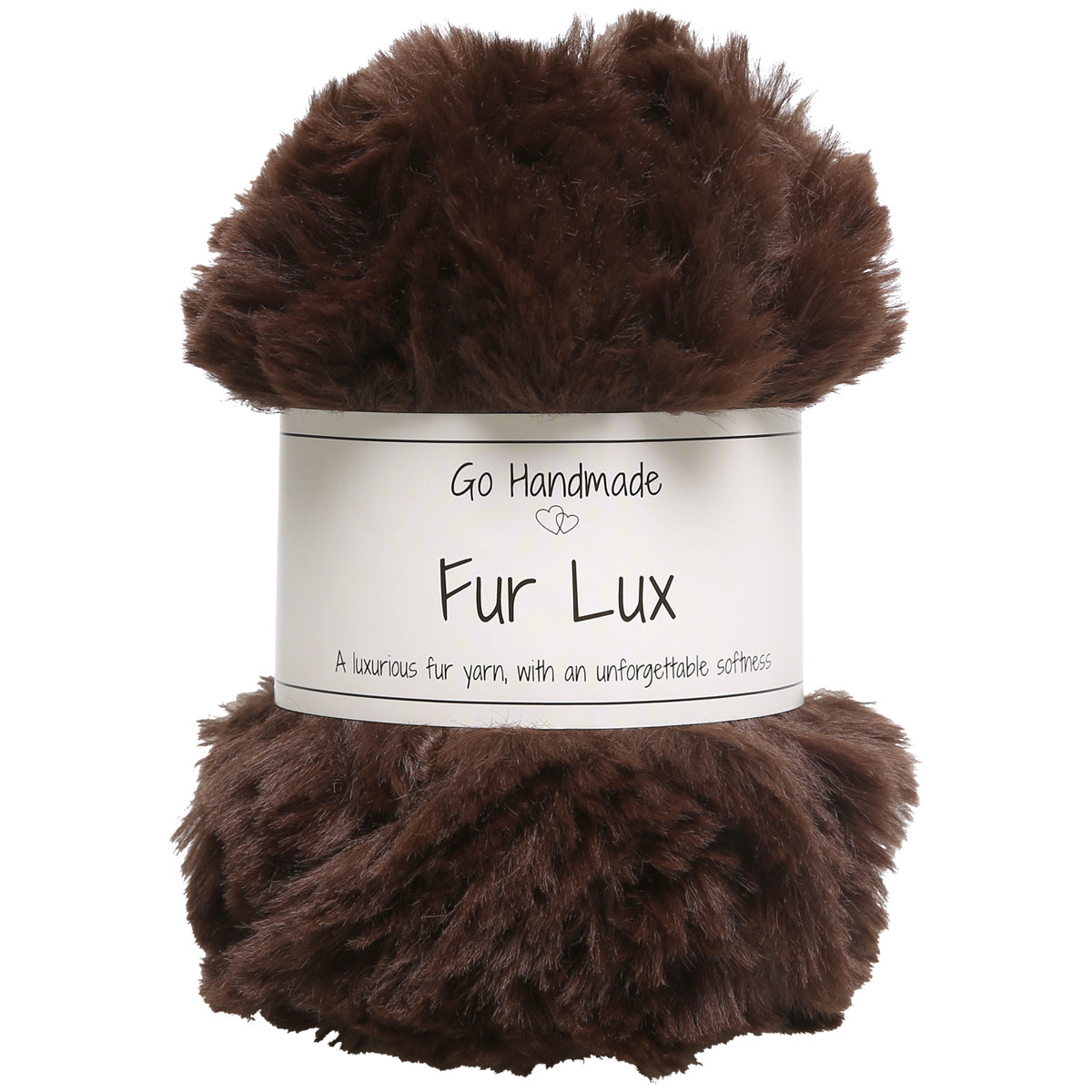 GoHandmade Fur Lux -chocolat 17691