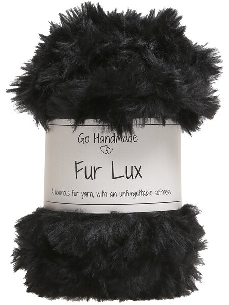 GoHandmade Fur Lux -black 17661