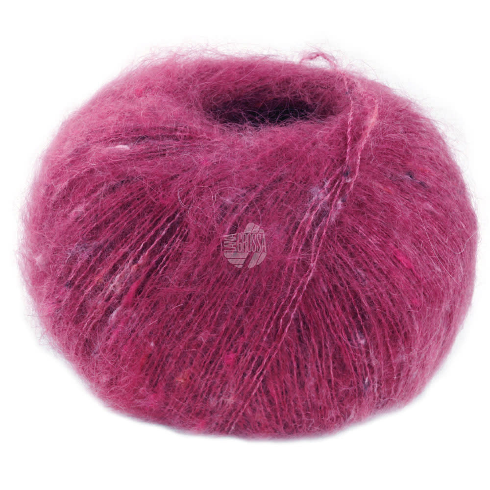Lana Grossa Natural Superkid Tweed -628 fuschia