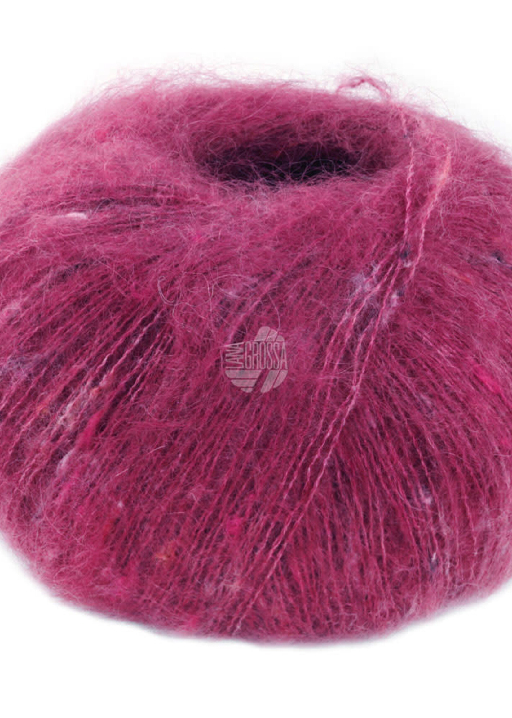 Lana Grossa Natural Superkid Tweed -628 fuschia