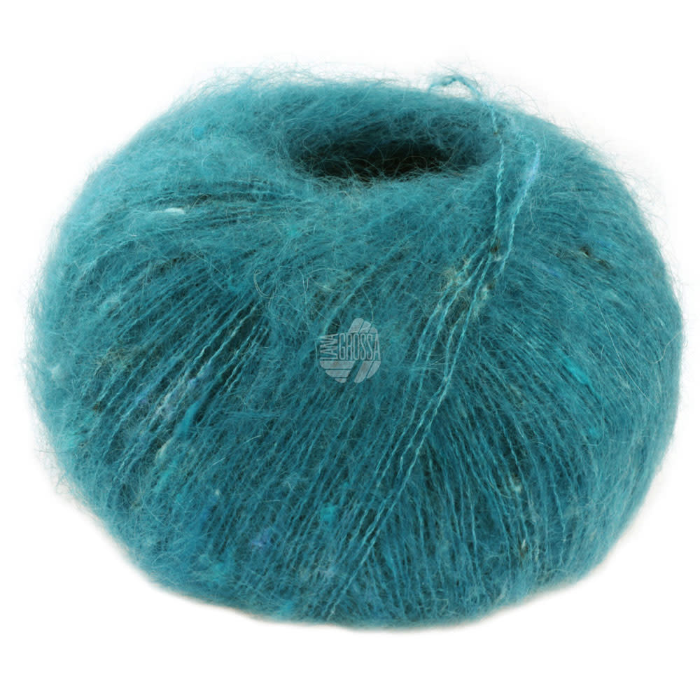Lana Grossa Natural Superkid Tweed -631 turkoois