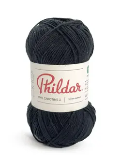 Phildar Cabotine 3  -noir