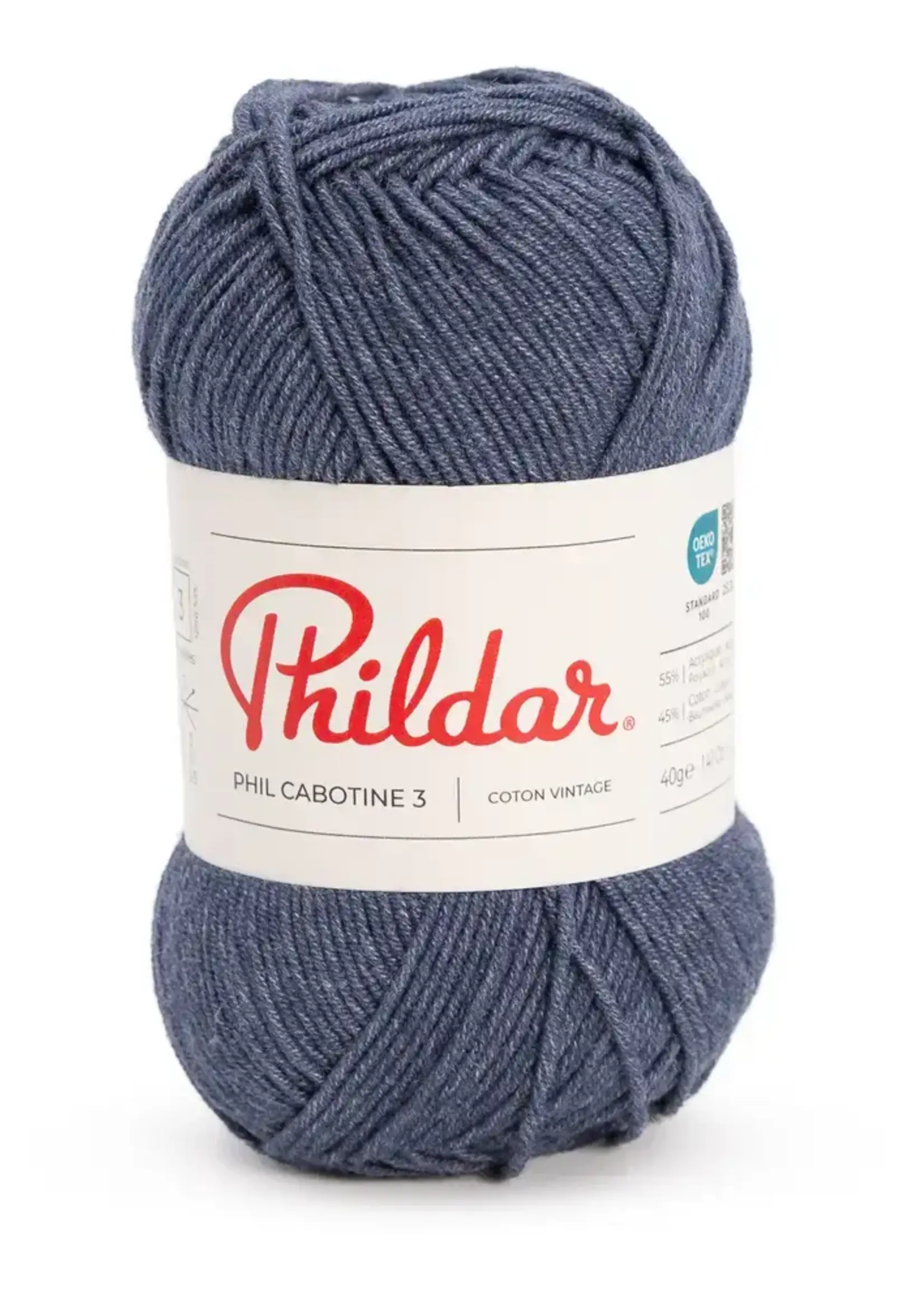 Phildar Cabotine 3  -Phildar - indigo