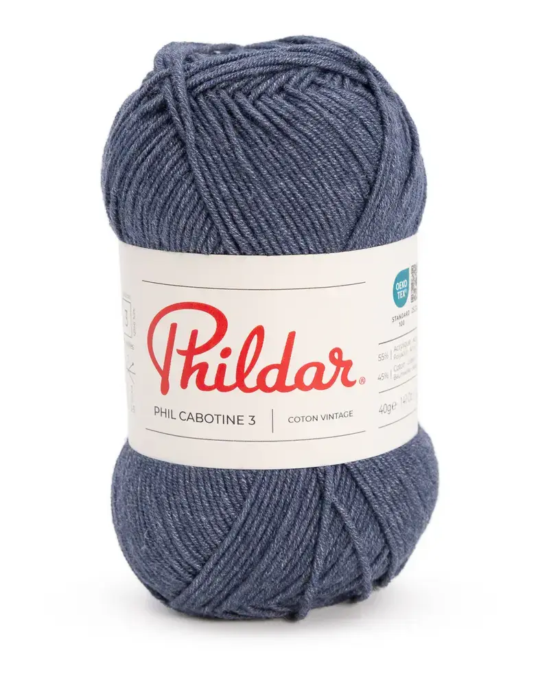 Phildar Cabotine 3  -indigo