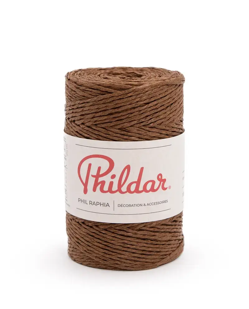 Phildar Phil Raphia -Phildar -chocolat