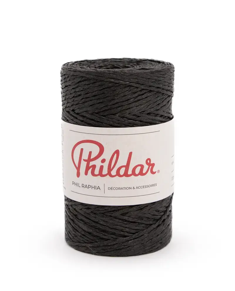 Phildar Phil Raphia -Phildar -noir