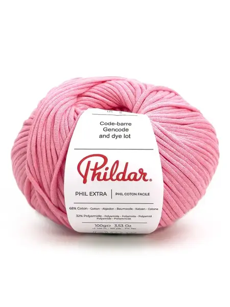 Phildar Phil Extra -Phildar -rose bonbon