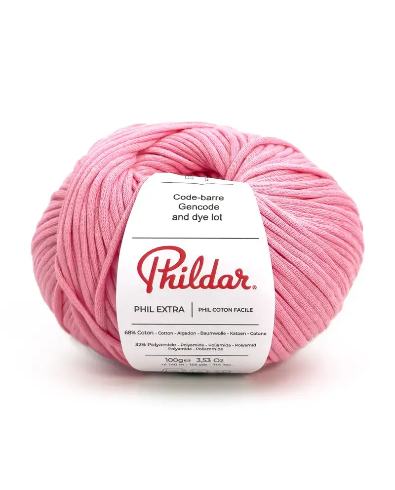 Phildar Phil Extra -Phildar -rose bonbon