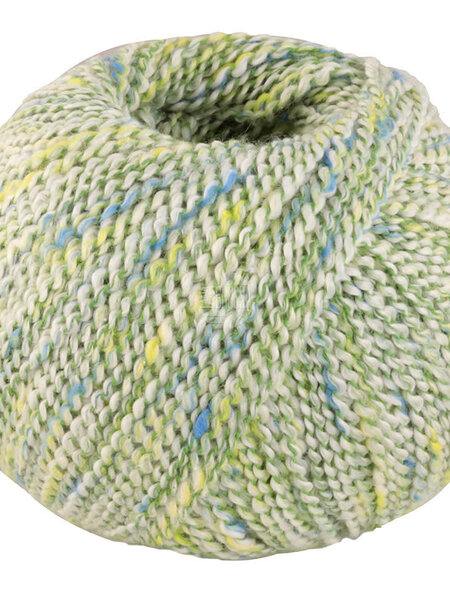 Lana Grossa Maglia -Lana Grossa -07-ruwe witte/appel groen/citroengeel/turkoois 50%