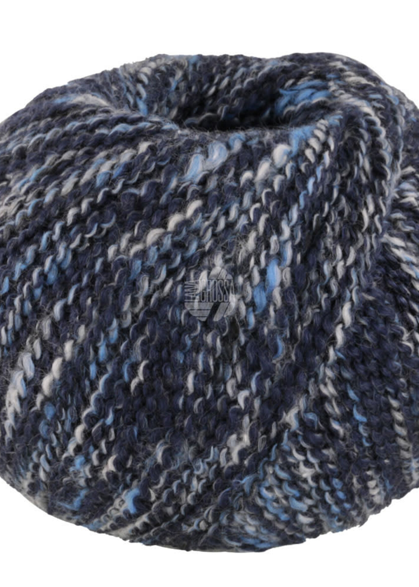 Lana Grossa Maglia -Lana Grossa -09-nacht blauw/zwart/wit/grijs/licht blauw