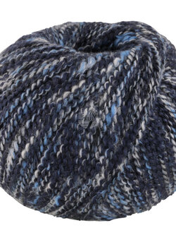 Lana Grossa Maglia -Lana Grossa -09-nacht blauw/zwart/wit/grijs/licht blauw 50%