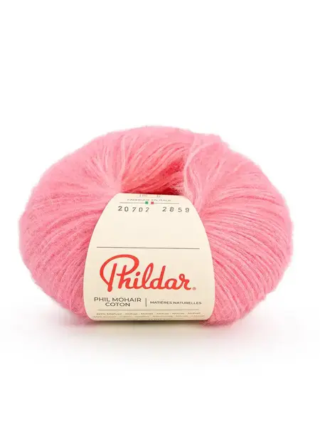 Phildar Phil Mohair Coton -Phildar -rose bonbon