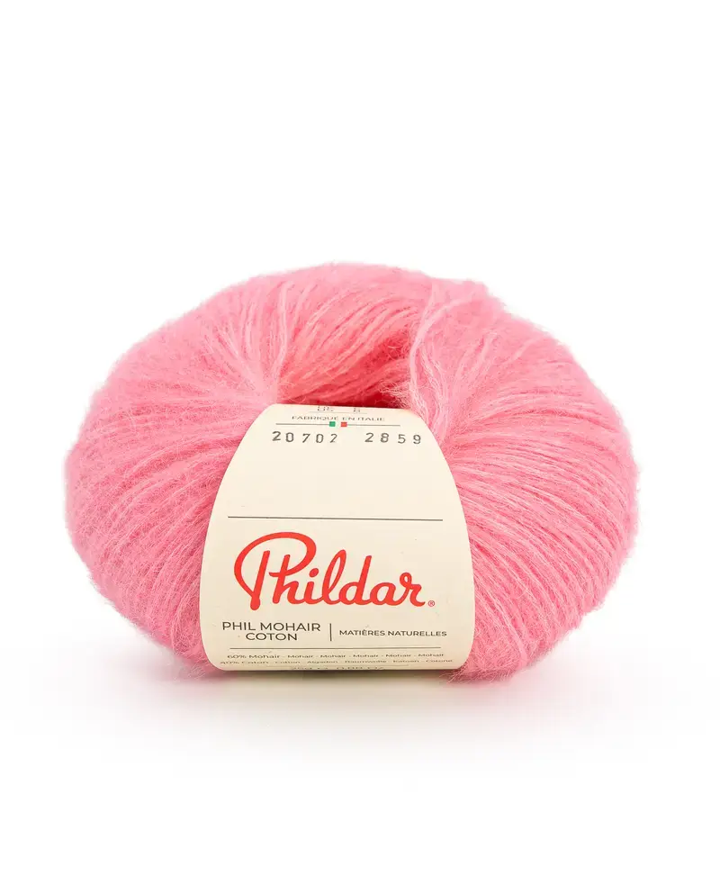 Phildar Phil Mohair Coton -Phildar -rose bonbon