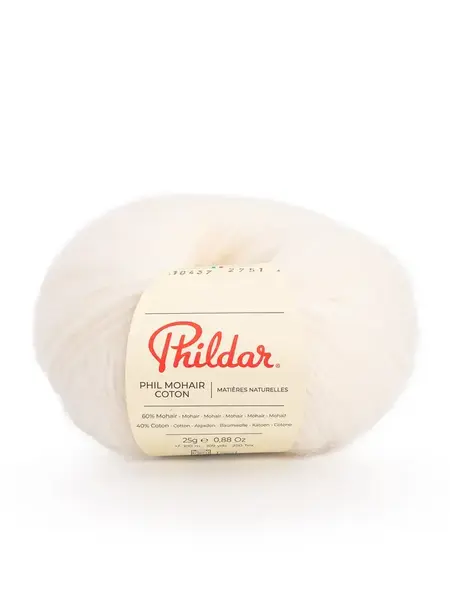 Phildar Phil Mohair Coton -Phildar -craie
