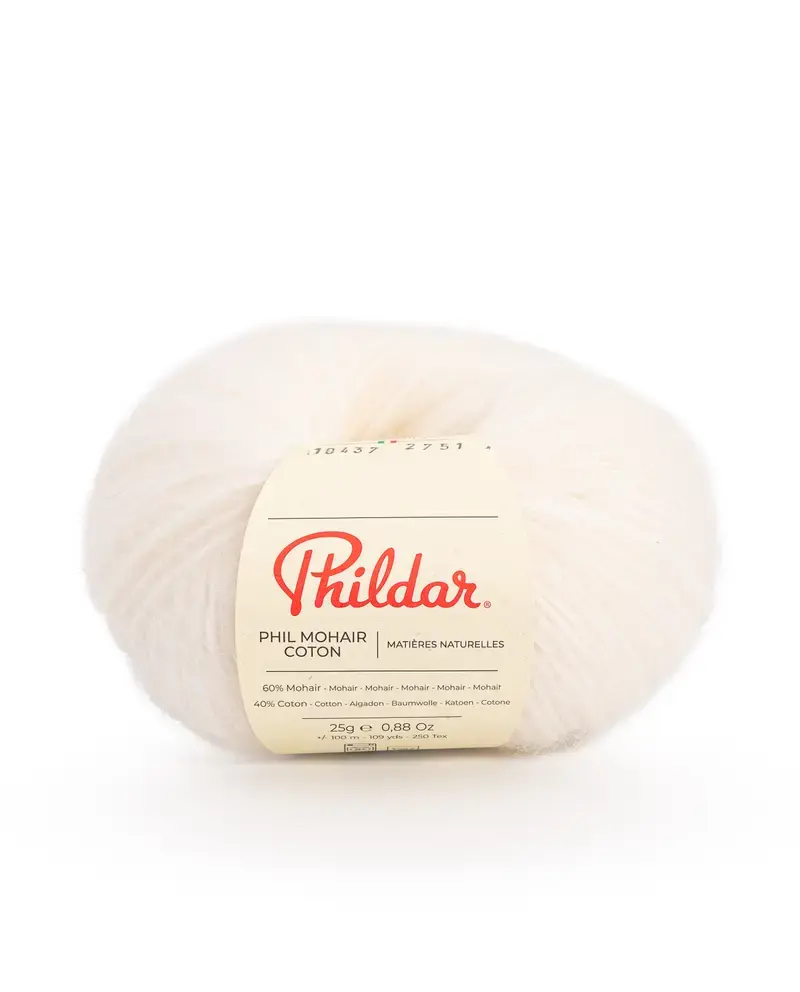 Phildar Phil Mohair Coton -Phildar -craie