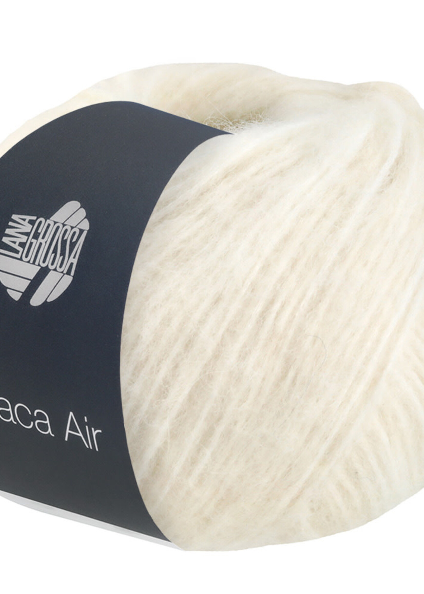 Lana Grossa Alpaca Air 01-ruw wit