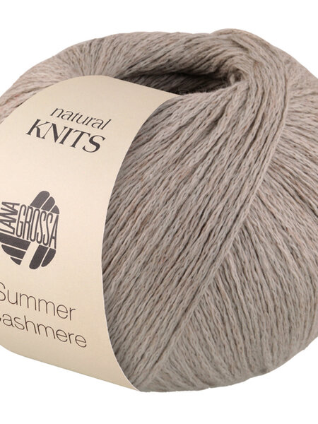 Lana Grossa Summer Cashmere -08 kiezelgrijs