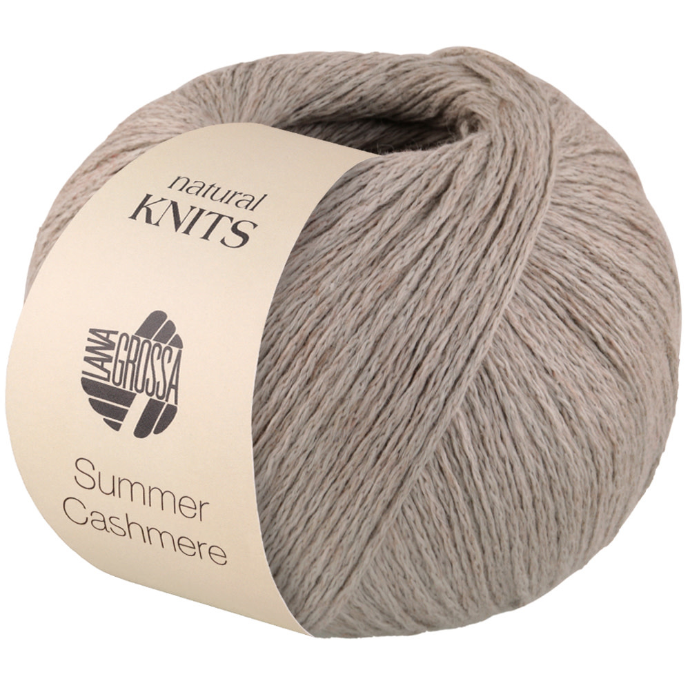 Lana Grossa Summer Cashmere -08 kiezelgrijs
