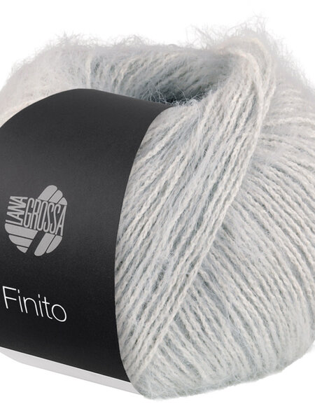Lana Grossa Finito -14 zilvergrijs/crème