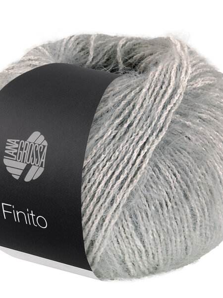 Lana Grossa Finito -15 lichtgrijs/crème