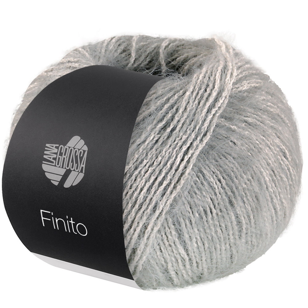Lana Grossa Finito -15 lichtgrijs/crème