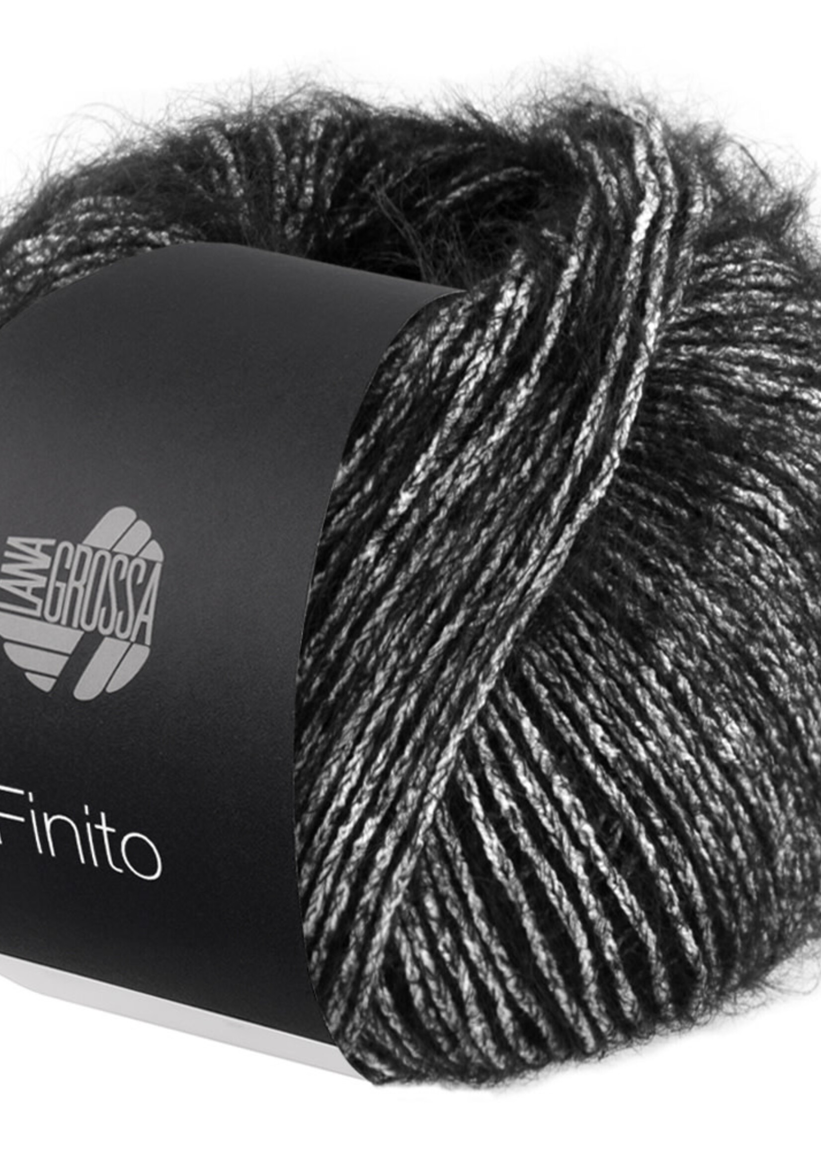 Lana Grossa Finito -Lana Grossa -16 zwart/crème