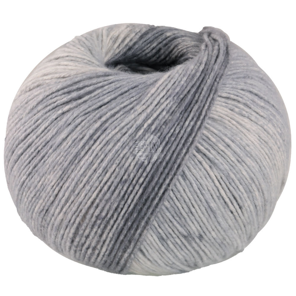 Lana Grossa Gomitolo Mambo -Lana Grossa -2036 Donker-/lichtgrijs/steenbeige/ecru -50%