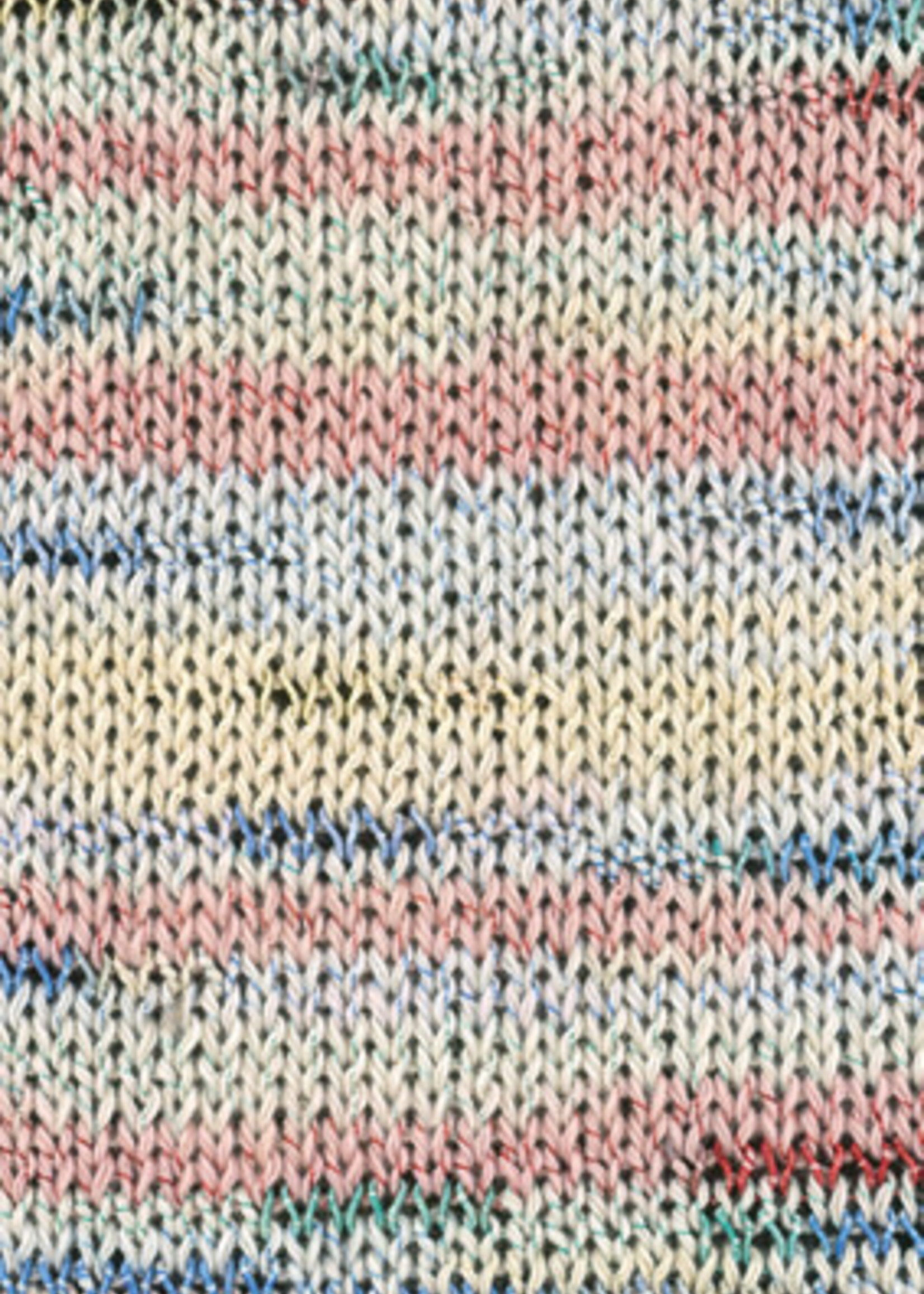 Lana Grossa Torto -Lana Grossa -04 Lichtgrijs/jeans/roze/terracotta/lichtgeel