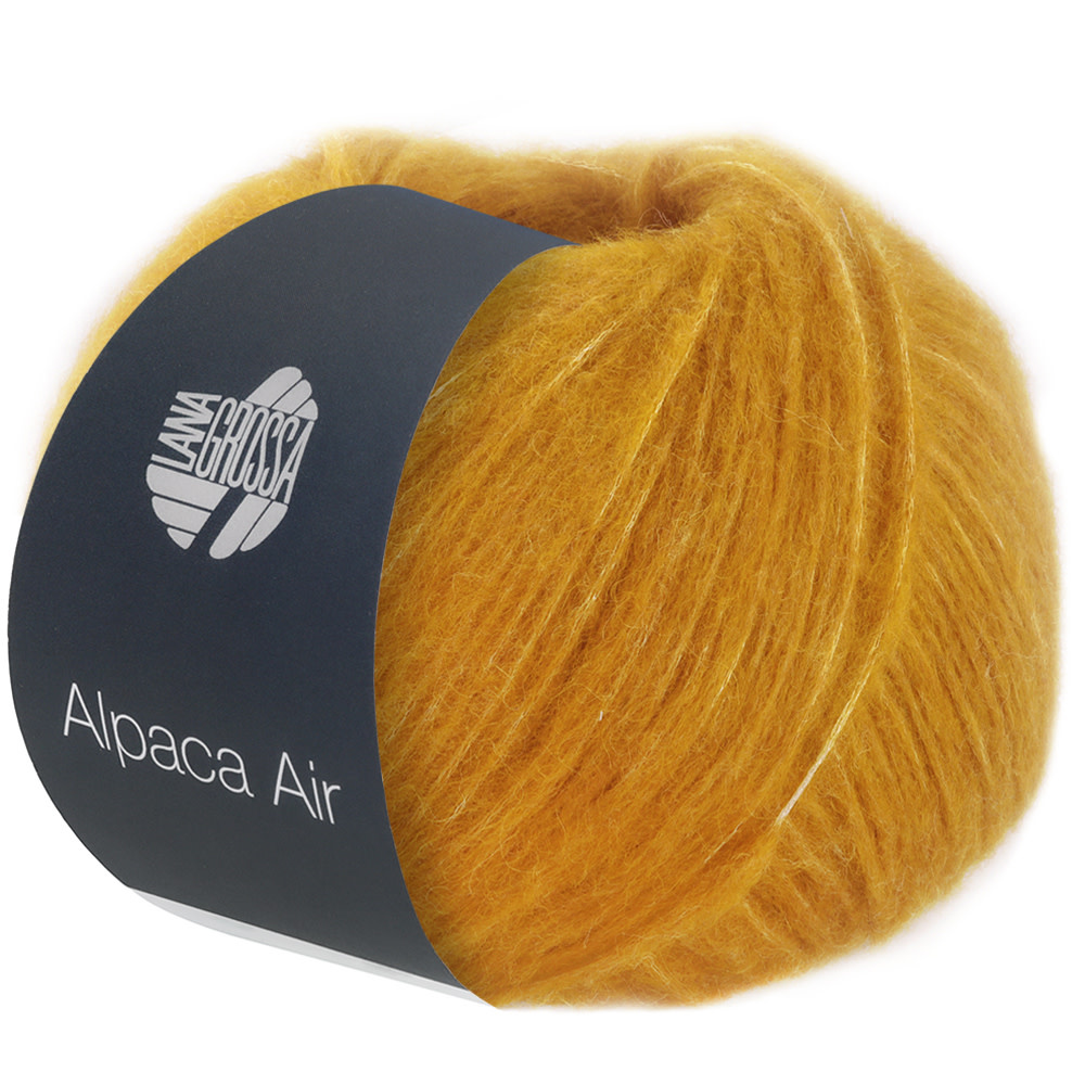 Lana Grossa Alpaca Air 22-safraan geel -30%