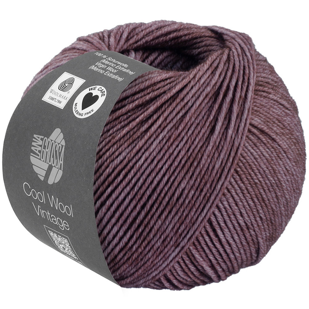 Lana Grossa Cool Wool Vintage -7387 antieke violet