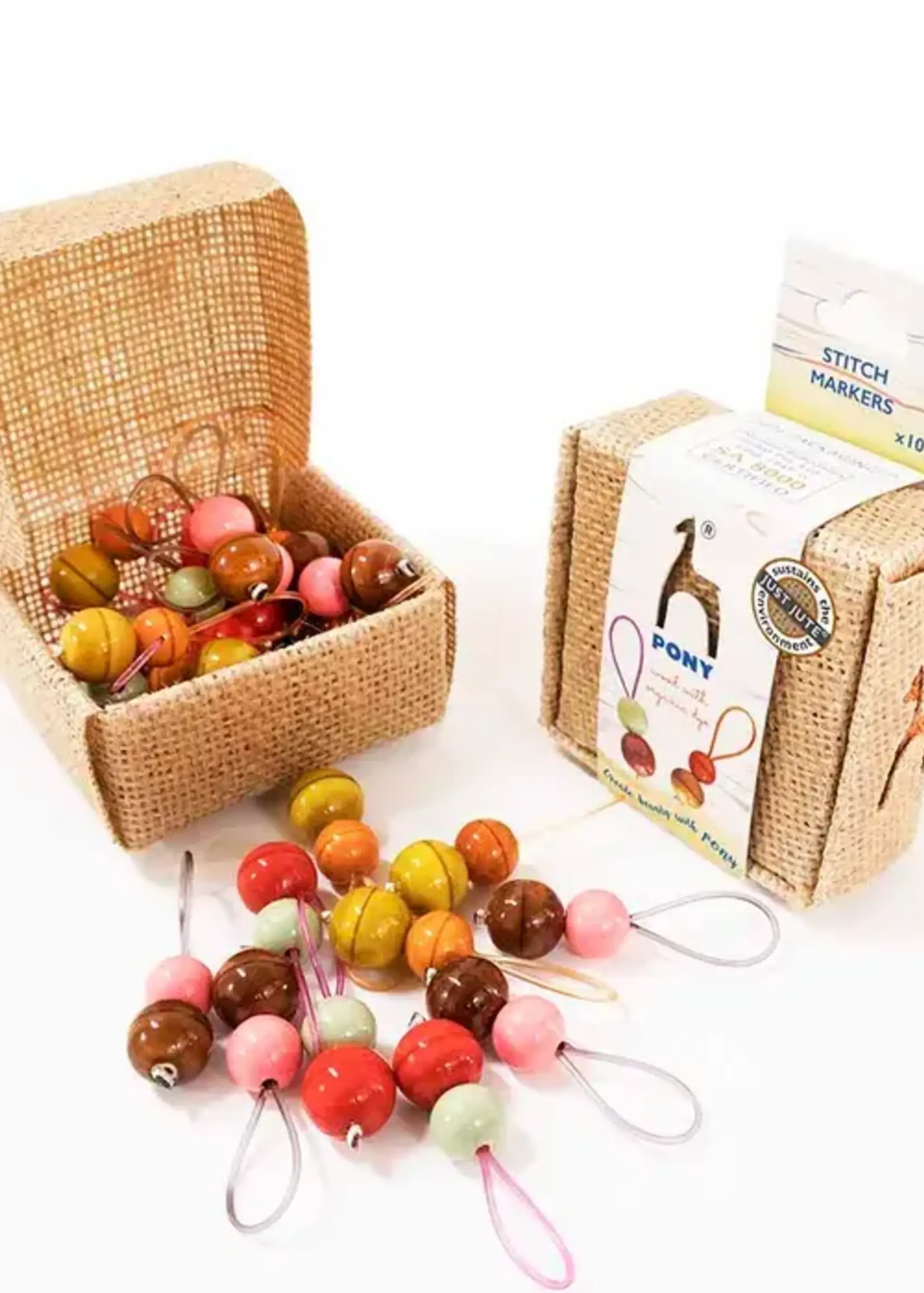 Pony Stekenmarkeerders Just Jute hout