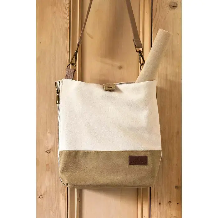 DMC Eco Vita Cross body schoudertas 32x29cm beige