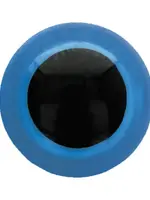Dierenogen - veiligheidsogen zwart/blauw20 mm