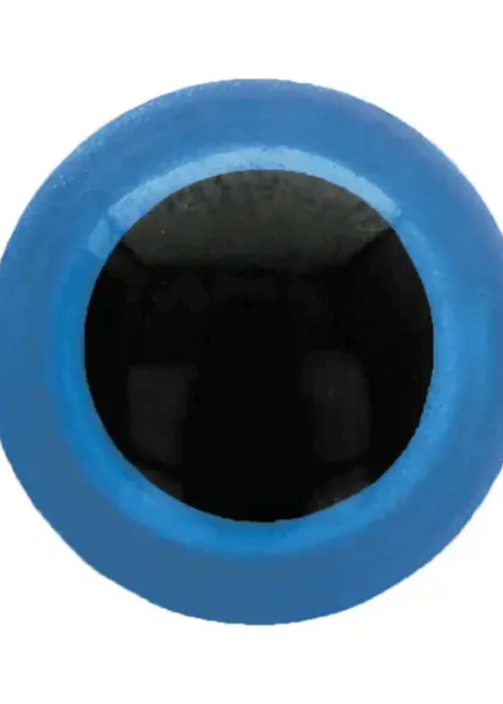 Dierenogen - veiligheidsogen zwart/blauw 10 mm