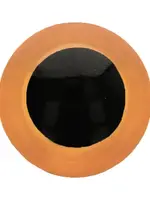 Dierenogen - veiligheidsogen zwart/oranje 14 mm