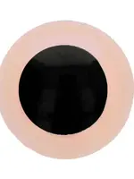 Dierenogen - veiligheidsogen roze/zwart 6 mm
