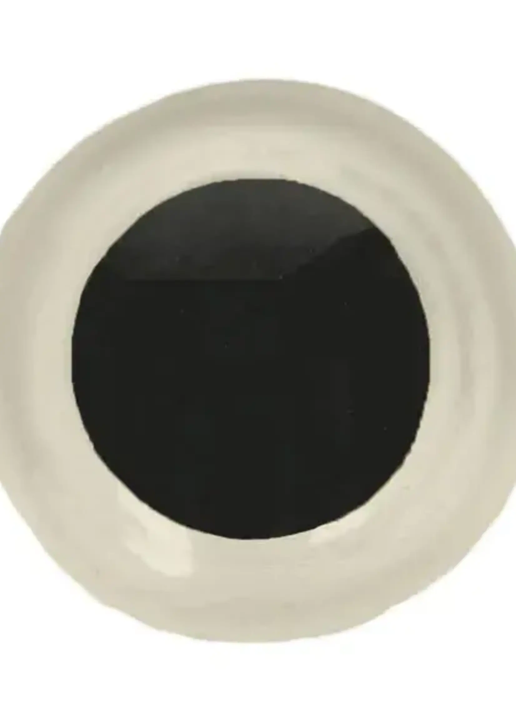 Dierenogen - veiligheidsogen zwart/wit 10 mm