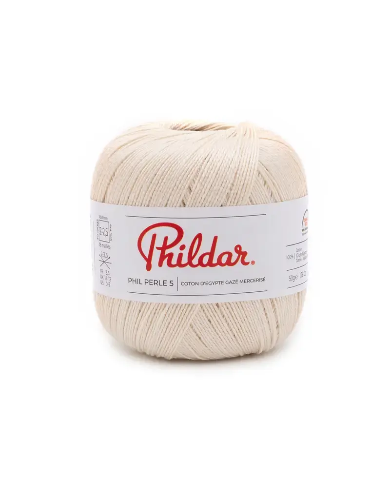 Phildar Phil Perle 5 -Phildar -Ivoire