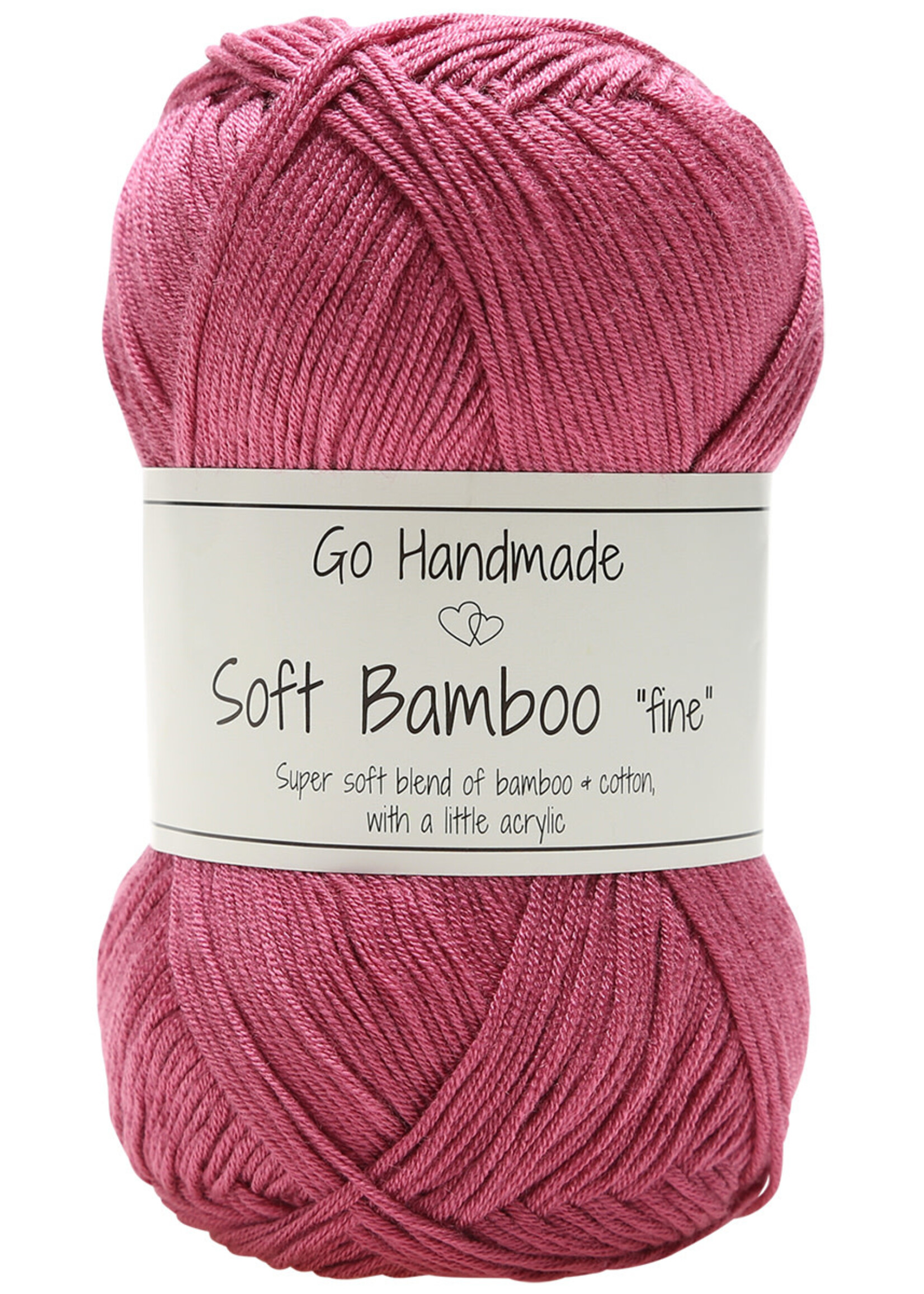 GoHandmade Soft Bamboo "fine" soft pink