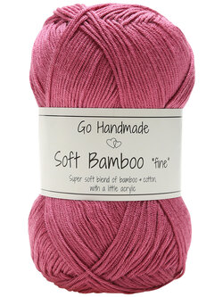 GoHandmade Soft Bamboo "fine" soft pink