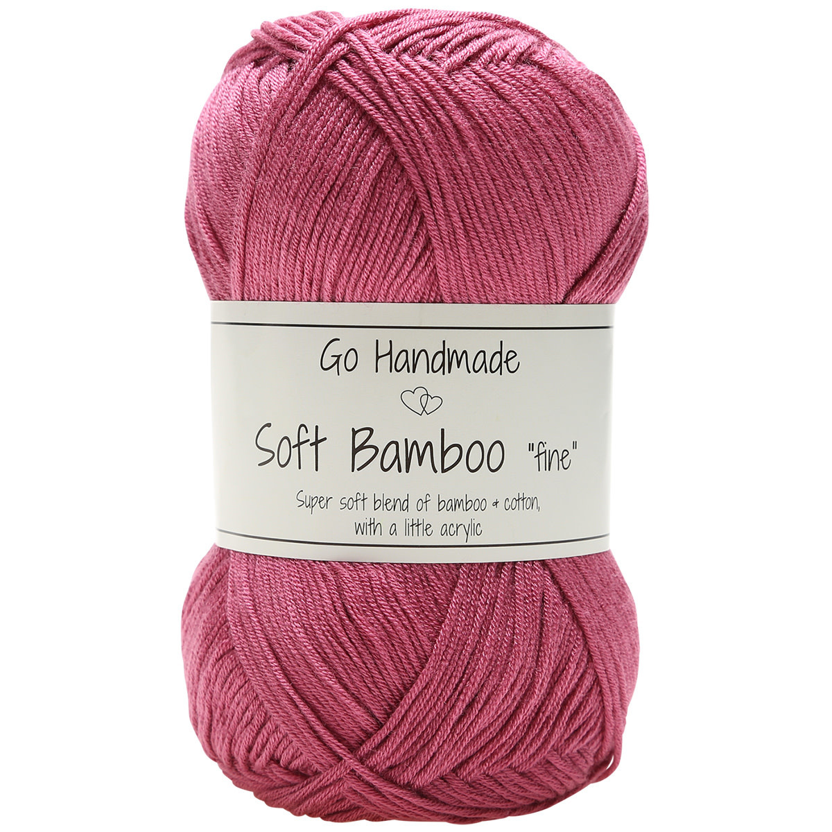 GoHandmade Soft Bamboo "fine" soft pink