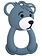 GoHandmade Siliconen dierenband - Beer
