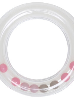GoHandmade Rammelaar - roze - 80 mm.
