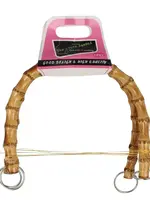Tasbeugel bamboe 17cm naturel