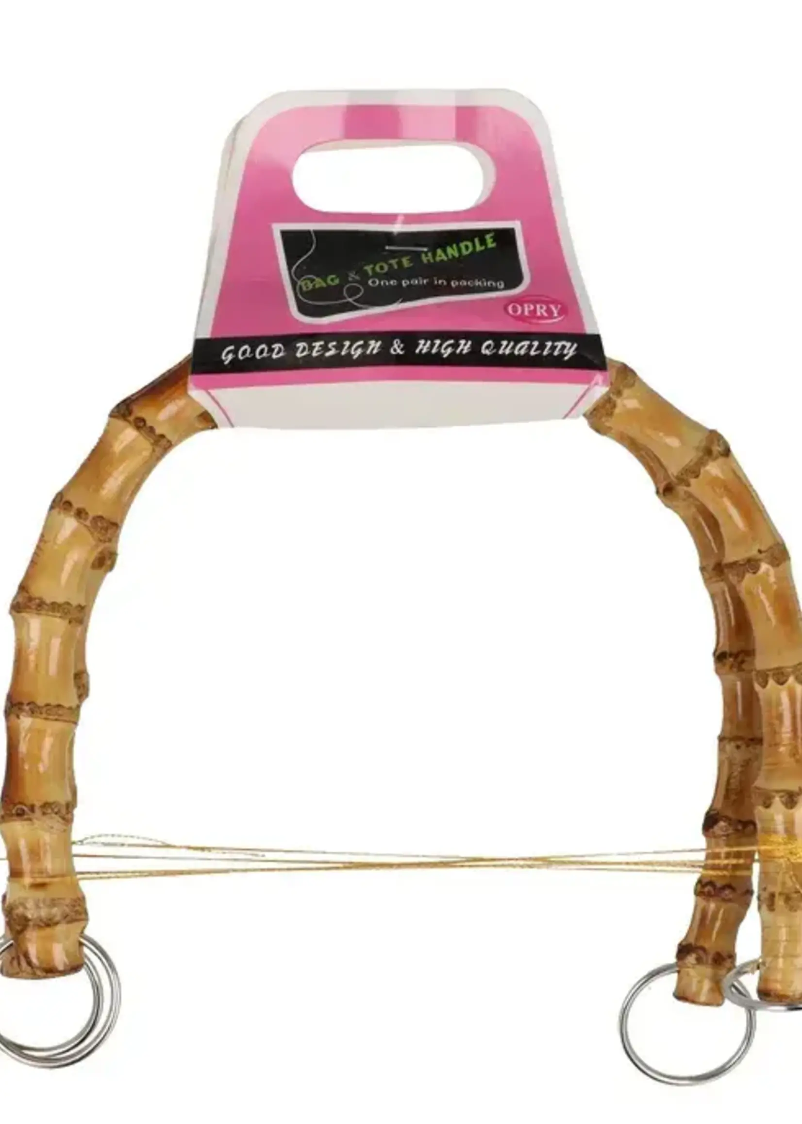 Tasbeugel bamboe 17cm naturel
