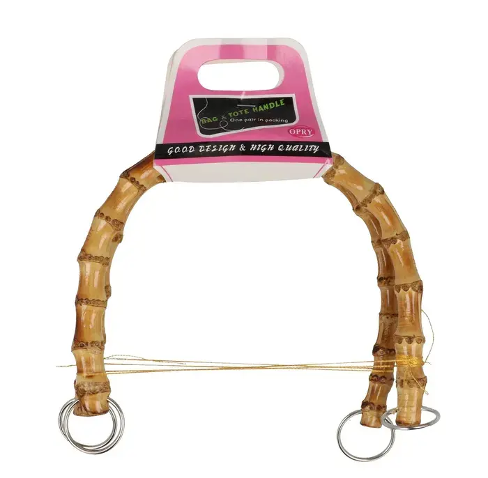 Tasbeugel bamboe 17cm naturel